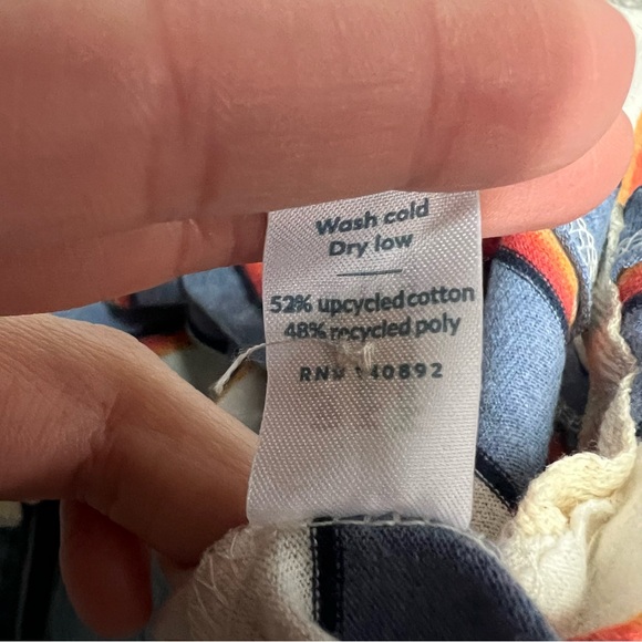 Marine Layer Polo Shirt Men's Larger Re-Spun High Softness Fabric Multi Stripe - Picture 5 of 8